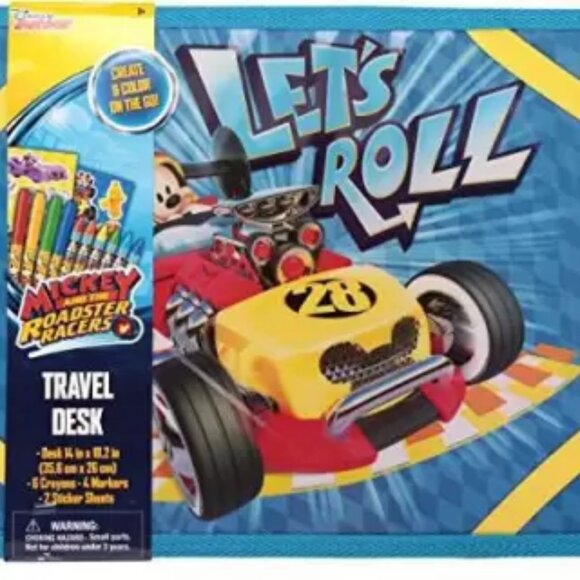 Innovative Designs Disney Junior Mickey And The Roadster Racers Travel Desk - Picture 1 of 1